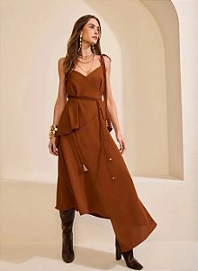 Vestido Assimétrico Alças