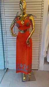 CONJUNTO TOP E SAIA INDIANA