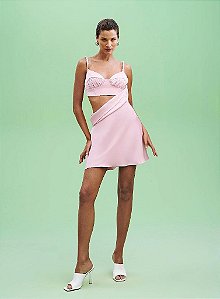VESTIDO CURTO FRANZIDO