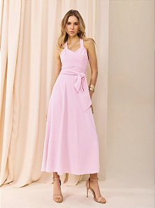 Vestido Midi Cruzado