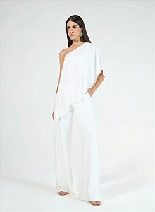Conjunto Blusa Ombro Só E Calça