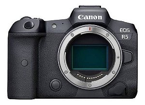 Câmera Canon Eos R R5 Com Lente 24-105 Rf F/4l Is Usm