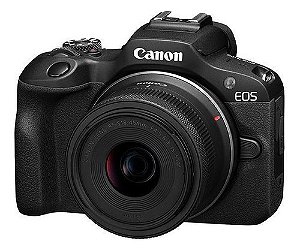 Câmera Canon Eos R100 4k 24.1mp + Lente 18-45mm
