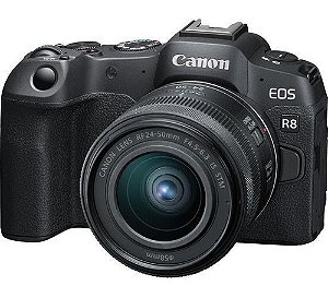 Camera Canon Eos R8 + Lente 24-50mm F/4.5-6.3 Is Stm