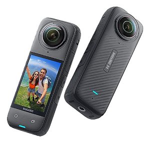 Câmera Insta360 X4 8k Ação Preto 360° Câmera À Prova D'água