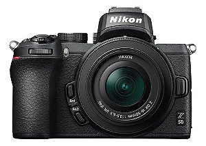 Câmera Nikon Z 50 + Lente 16-50mm Vr Mirrorless