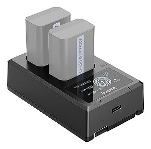 Carregador Duplo P/ Bateria Np-fw50 Smallrig