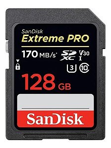 Cartão De Memória Sandisk Extreme Pro 128gb