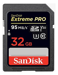 Cartão De Memória Sandisk Sdsdxxg-032g-gn4in Extreme Pro 32gb
