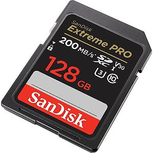 Cartão Memória Sandisk Sdxc 128gb Extreme Pro 200mb