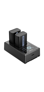 Kit Smallrig 3818 2x Baterias Np-fw50 E Carregador Duplo