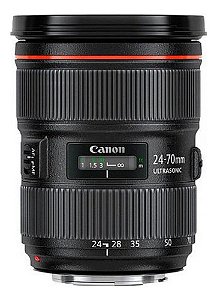 Lente Canon Ef 24-70mm F/2.8l Ii Usm 24-70 Mm F/22 F/2.8
