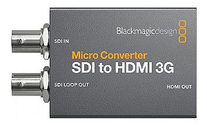 Micro Conversor Blackmagic Design Sdi Para Hdmi 3g Com Fonte