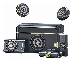 Microfone Hollyland Lark M2 Combo Lapela