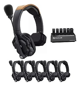 Sistema Intercom Hollyland Solidcom Se - 6 Comunicadores
