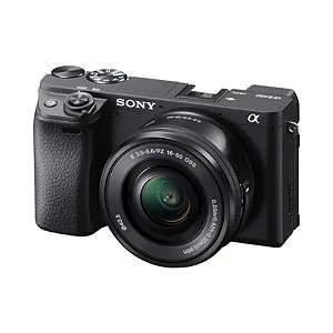 Sony Mirroless A6400 Câmera Preta Com 16-50mm
