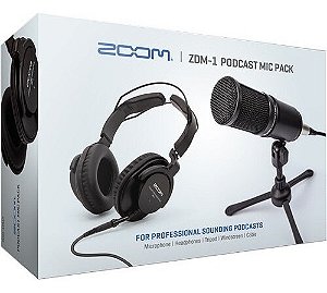 Zoom Zdm-1 Podcast Mic Kit Microfone