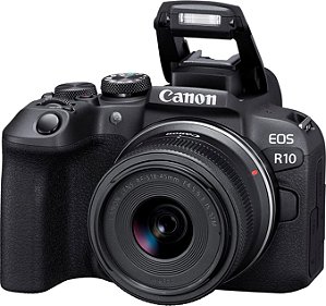 Canon Eos R10 24.2mp 3.0 Lente Rf-s 18-45m