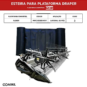 Esteira Draper Lateral 50 Pés Plataforma Flexer Gts 03004002