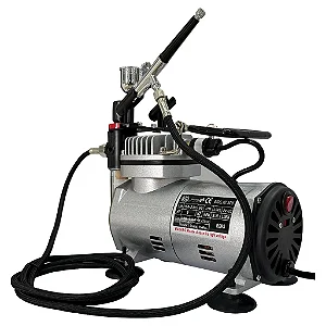 Kit Aerografo Compressor 110/220 Profissional + Aerografo..... POR APENAS  R$829,90