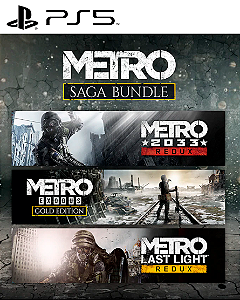 Conjunto Metro Saga PS5 Mídia Digital
