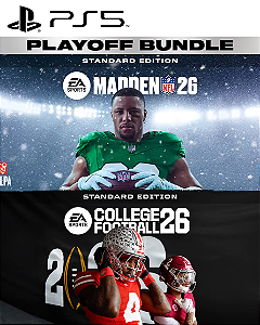 Playoff Bundle (Madden NFL 26 Standard Edition e College Football 26 Standard Edition) PS5 Mídia Digital