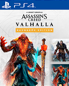 ASSASINS CREED VALHALLA RAGNAROK EDITION PS4 MÍDIA DIGITAL