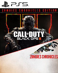 Call of Duty Black Ops 3 Zombies Chronicles PS5 Mídia Digital