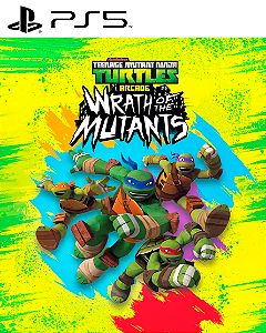 Tartarugas Ninjas Arcade Wrath of the Mutants PS5 Mídia Digital