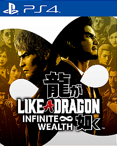 Like a Dragon Infinite Wealth PS4 MÍDIA DIGITAL