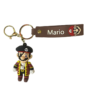 CHAVEIRO 3D - PERSONAGENS - MÁRIO PIRATA (MÁRIO BROS)