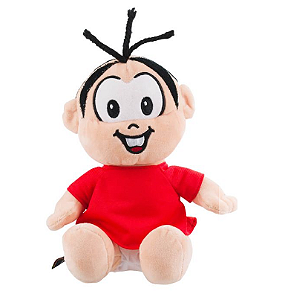 PELÚCIA MÔNICA 27CM SENTADO - TURMA DA MÔNICA