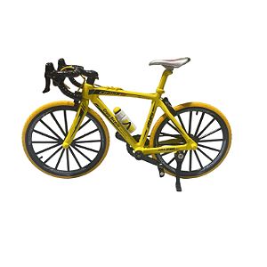 CARRINHO DE FERRO PEQUENO - BICICLETA AMARELA