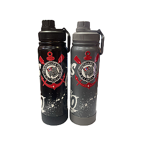 GARRAFA TÉRMICA CORINTHIANS 800 ML - MODELO 1 - CORES