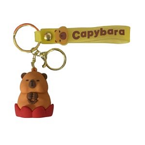 CHAVEIRO 3D - PERSONAGENS - CAPIVARA COM COLAR
