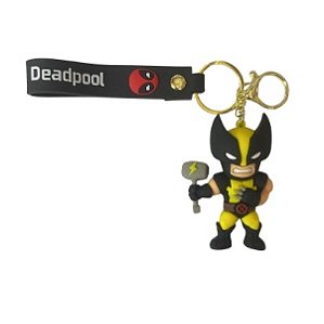 CHAVEIRO 3D - PERSONAGENS - WOLVERINE COM MARTELO