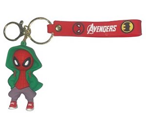 CHAVEIRO 3D - PERSONAGENS - HOMEM ARANHA COM GORRO VERDE