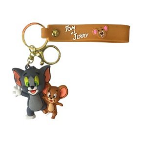 CHAVEIRO 3D - PERSONAGENS - TOM E JERRY SORRINDO