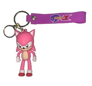 CHAVEIRO 3D - PERSONAGENS - SONIC - AMY ROSE