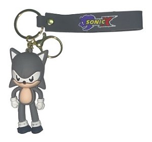 CHAVEIRO 3D - PERSONAGENS - SONIC - ASHURO CINZA