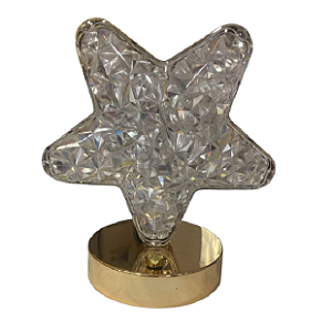 LUMINÁRIA DE MESA EM FORMATO DE ESTRELA - TOP HOUSE