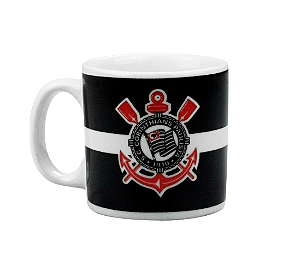 CANECA DE PORCELANA - 120 ML - CORINTHIANS - MODELO 1