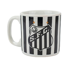 CANECA DE PORCELANA - 120 ML - SANTOS FC - MODELO 1