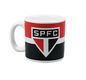 CANECA DE PORCELANA - 120 ML - SPFC - MODELO 1
