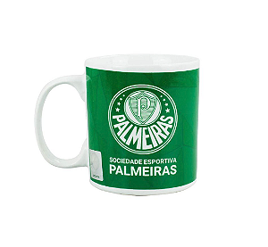 CANECA DE PORCELANA 320ML - PALMEIRAS - MODELO 1 (MAIOR)