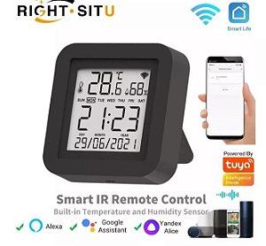 Smart IR Controle Remoto com Temperatura e Umidade Tuya Alexa