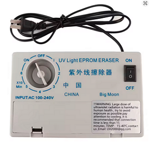 Apagador eprom luz ultravioleta temporizador