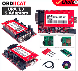Programador UPA V1.3 + Adaptadores + Scripts