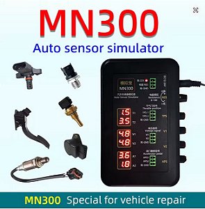 Simulador Sensor Centrais Injeção Mn300 Gerador De Sinais