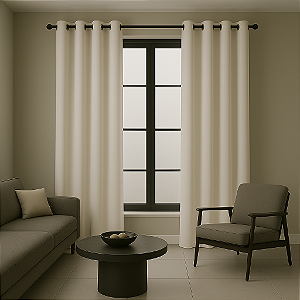 Cortina Blackout 100% Liso/Trabalhado Tecido